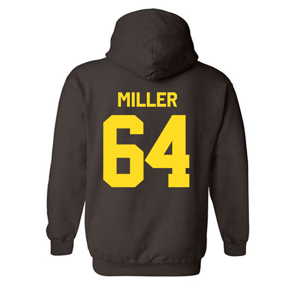 Western Michigan - NCAA Football : Nolan Miller - Classic Shersey Hooded Sweatshirt-1