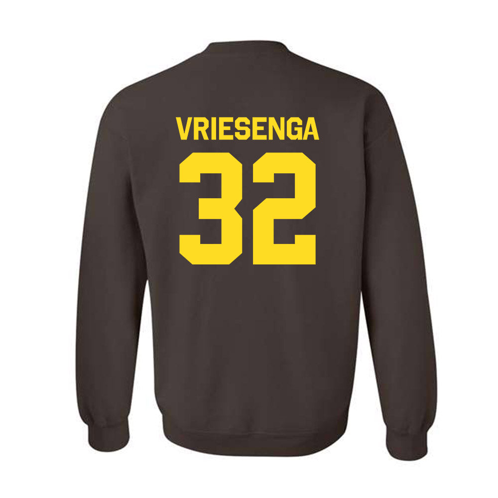 Western Michigan - NCAA Baseball : Zach Vriesenga - Classic Shersey Crewneck Sweatshirt-1