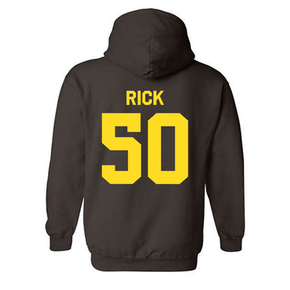 Western Michigan - NCAA Baseball : Lucas Rick - Classic Shersey Hooded Sweatshirt-1