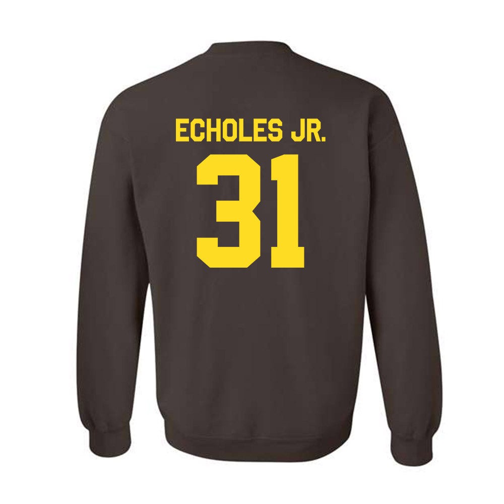 Western Michigan - NCAA Football : DeJuan Echoles Jr. - Classic Shersey Crewneck Sweatshirt-1