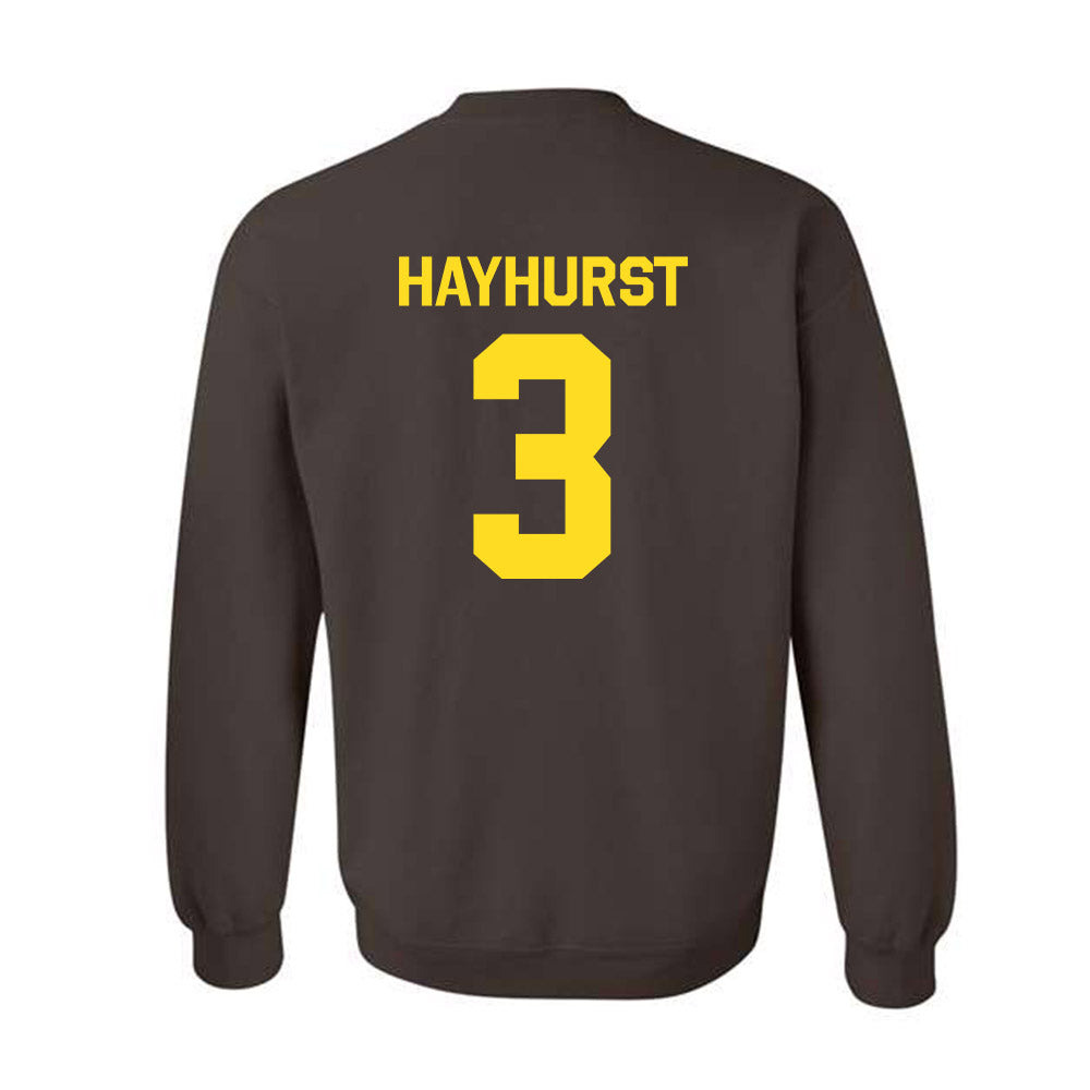 Western Michigan - NCAA Men's Basketball : Tanner Hayhurst - Classic Shersey Crewneck Sweatshirt-1