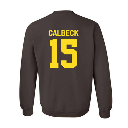 Western Michigan - NCAA Men's Ice Hockey : Alex Calbeck - Classic Shersey Crewneck Sweatshirt-1
