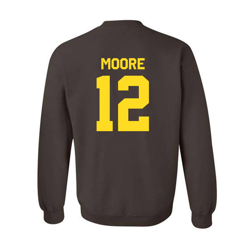Western Michigan - NCAA Football : Dillon Moore - Classic Shersey Crewneck Sweatshirt-1
