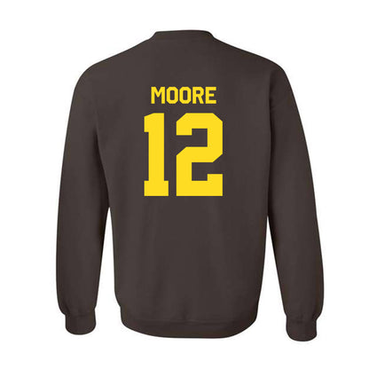 Western Michigan - NCAA Football : Dillon Moore - Classic Shersey Crewneck Sweatshirt-1