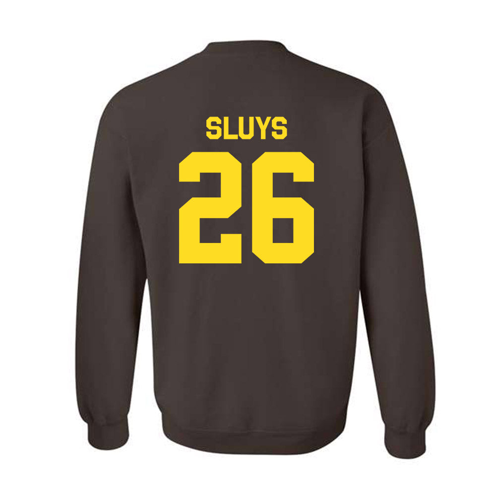 Western Michigan - NCAA Men's Ice Hockey : Jamison Sluys - Classic Shersey Crewneck Sweatshirt-1