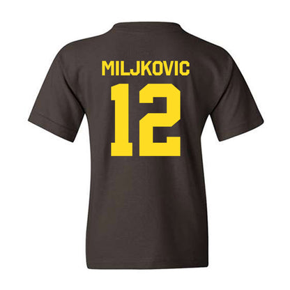 Western Michigan - NCAA Women's Basketball : Isabella Miljkovic - Classic Shersey Youth T-Shirt-1