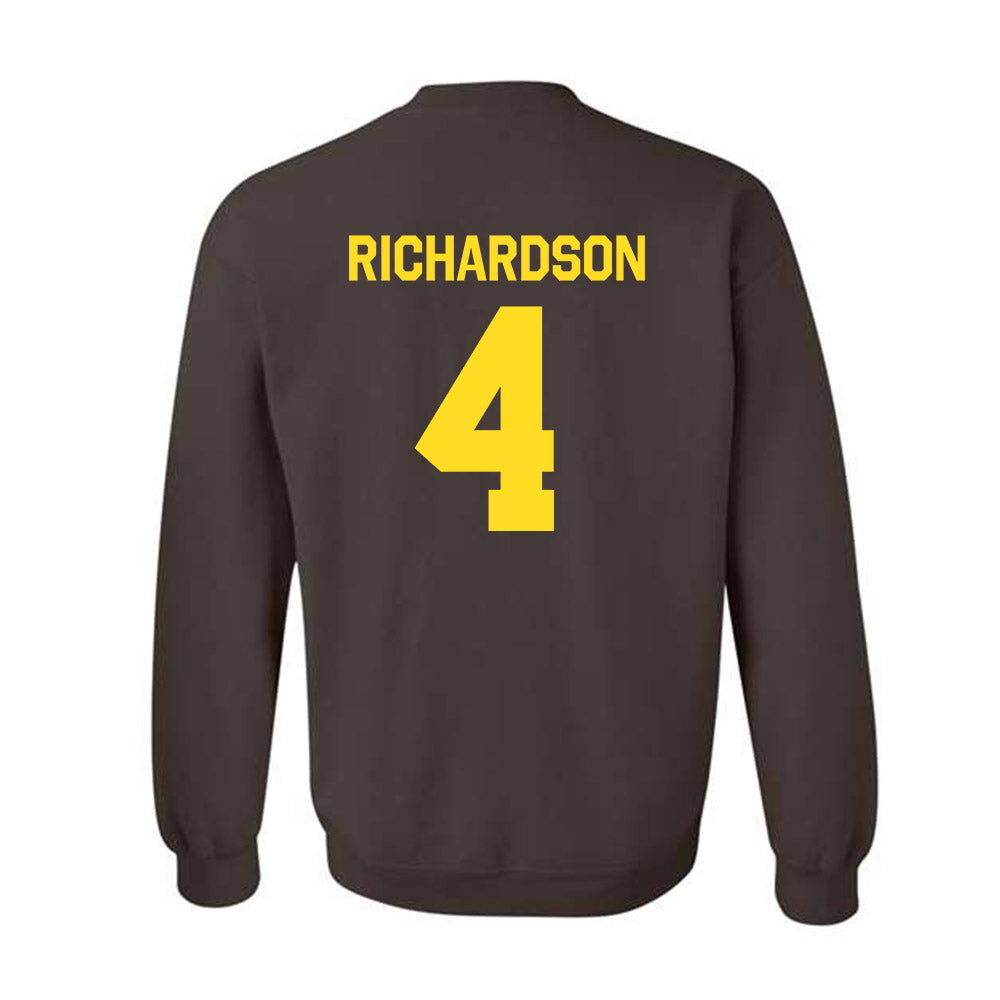 Western Michigan - NCAA Women's Basketball : DeAhna Richardson - Classic Shersey Crewneck Sweatshirt-1