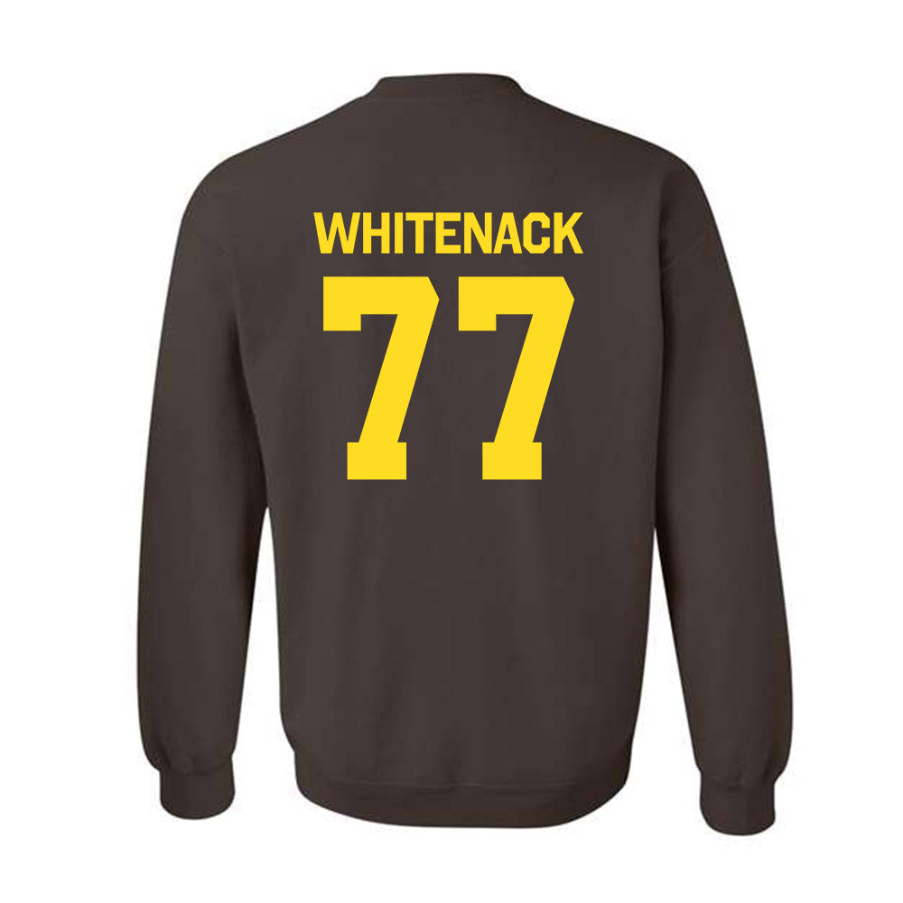 Western Michigan - NCAA Football : Hunter Whitenack - Classic Shersey Crewneck Sweatshirt-1