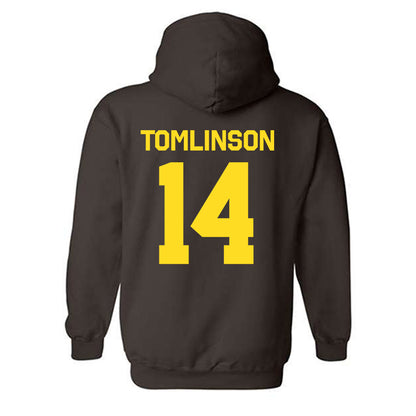 Western Michigan - NCAA Baseball : Ty Tomlinson - Classic Shersey Hooded Sweatshirt-1