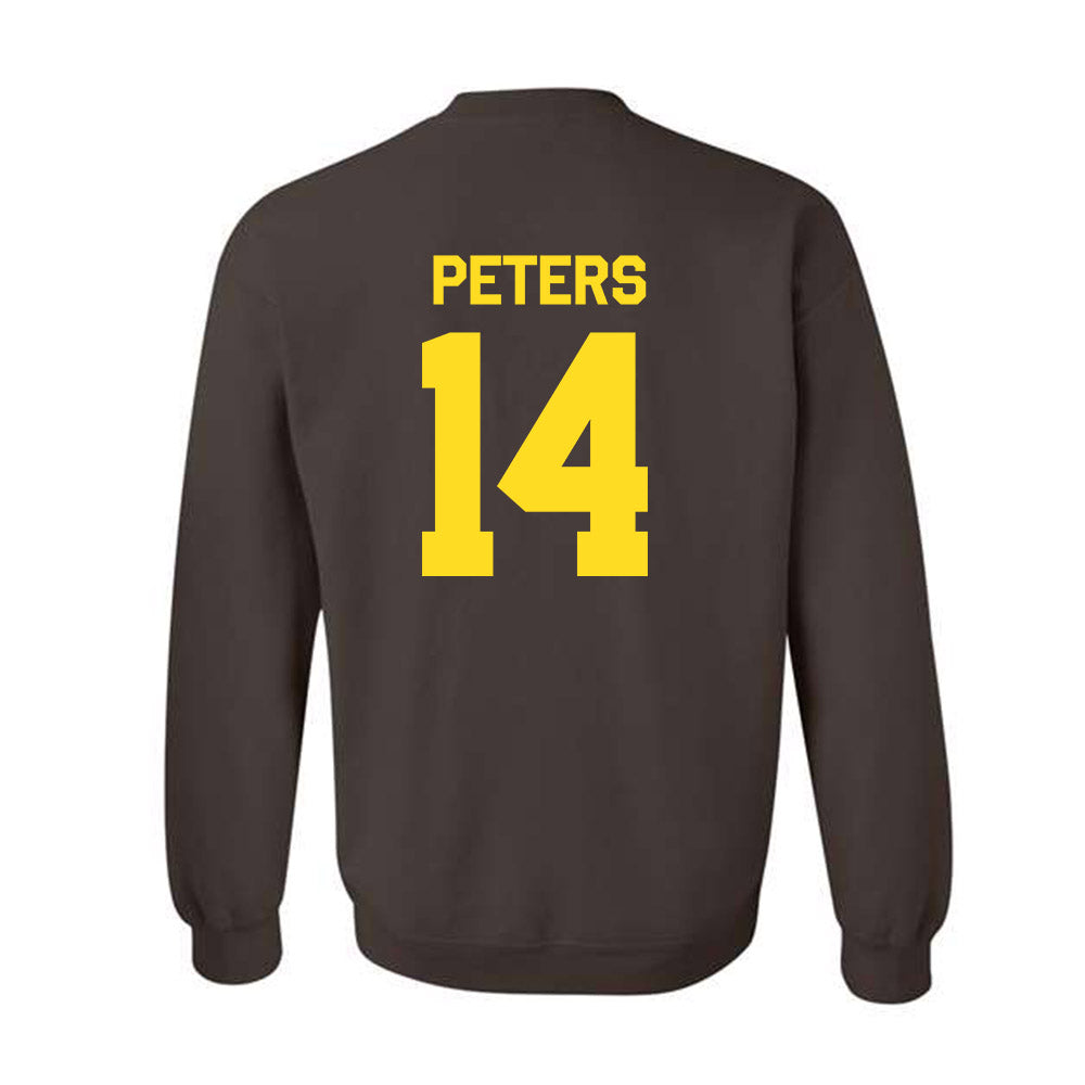 Western Michigan - NCAA Football : John Peters - Classic Shersey Crewneck Sweatshirt-1