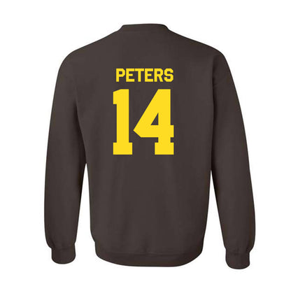 Western Michigan - NCAA Football : John Peters - Classic Shersey Crewneck Sweatshirt-1