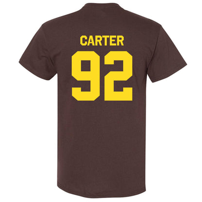 Western Michigan - NCAA Football : Gian Carter - Classic Shersey T-Shirt-1