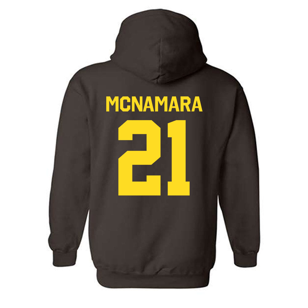 Western Michigan - NCAA Men's Ice Hockey : Luke McNamara - Classic Shersey Hooded Sweatshirt-1
