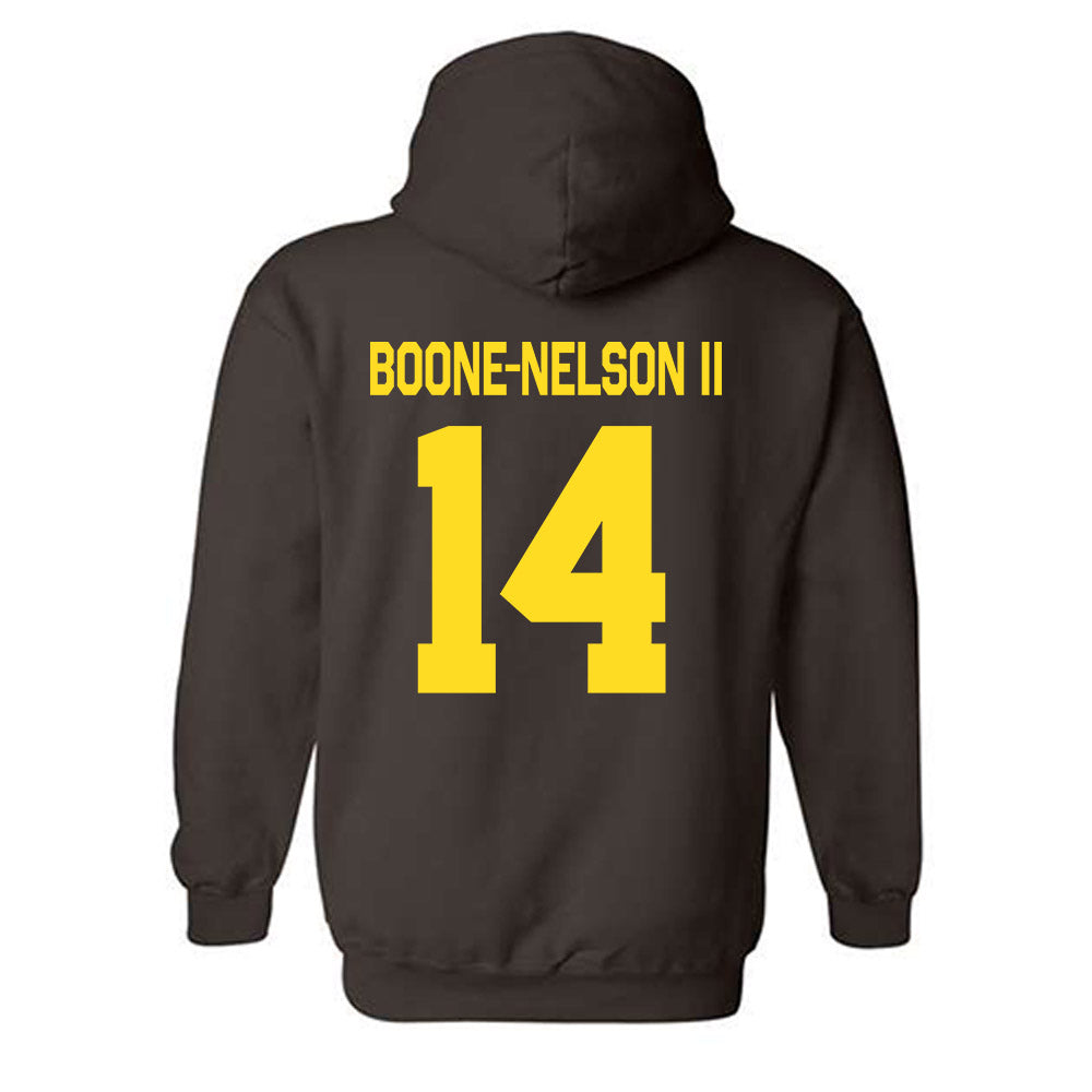 Western Michigan - NCAA Football : Keivin Boone-Nelson II - Classic Shersey Hooded Sweatshirt-1