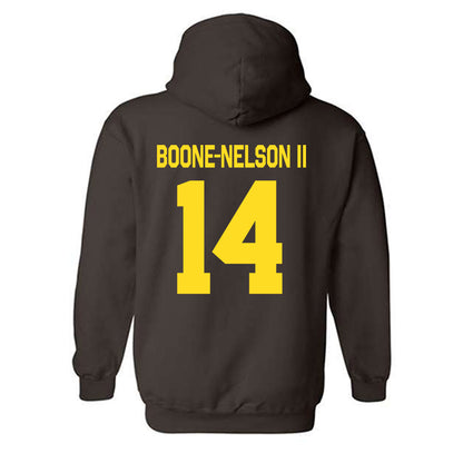 Western Michigan - NCAA Football : Keivin Boone-Nelson II - Classic Shersey Hooded Sweatshirt-1