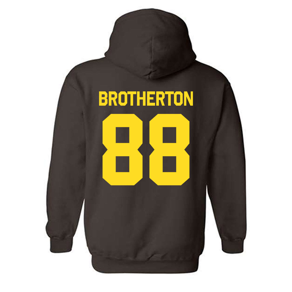Western Michigan - NCAA Football : Ryan Brotherton - Classic Shersey Hooded Sweatshirt-1