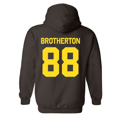 Western Michigan - NCAA Football : Ryan Brotherton - Classic Shersey Hooded Sweatshirt-1
