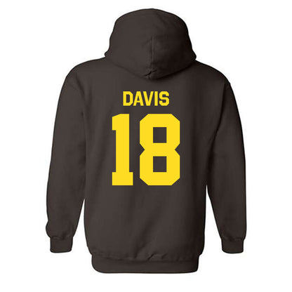 Western Michigan - NCAA Football : Micah Davis - Classic Shersey Hooded Sweatshirt-1