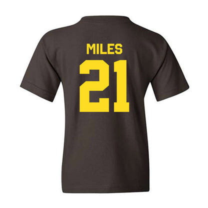 Western Michigan - NCAA Football : CJ Miles - Classic Shersey Youth T-Shirt-1