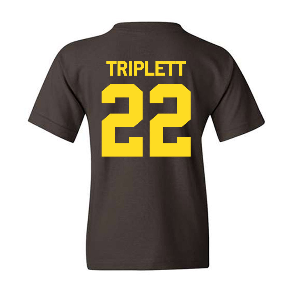 Western Michigan - NCAA Football : Donovan Triplett - Classic Shersey Youth T-Shirt-1