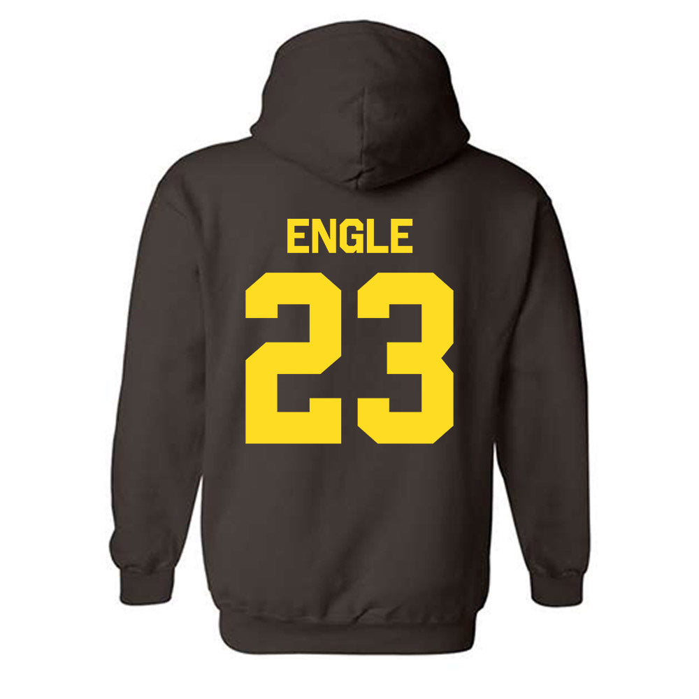 Western Michigan - NCAA Men's Ice Hockey : Edison Engle - Classic Shersey Hooded Sweatshirt-1