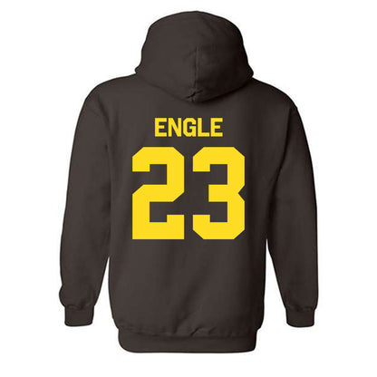 Western Michigan - NCAA Men's Ice Hockey : Edison Engle - Classic Shersey Hooded Sweatshirt-1