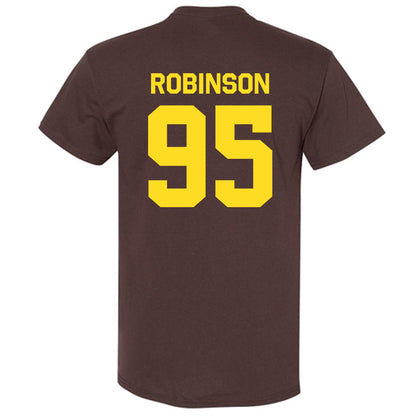 Western Michigan - NCAA Football : DeShawn Robinson - Classic Shersey T-Shirt-1