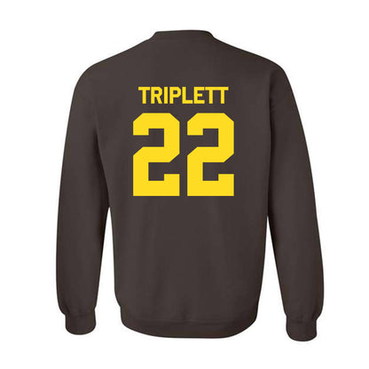 Western Michigan - NCAA Football : Donovan Triplett - Classic Shersey Crewneck Sweatshirt-1