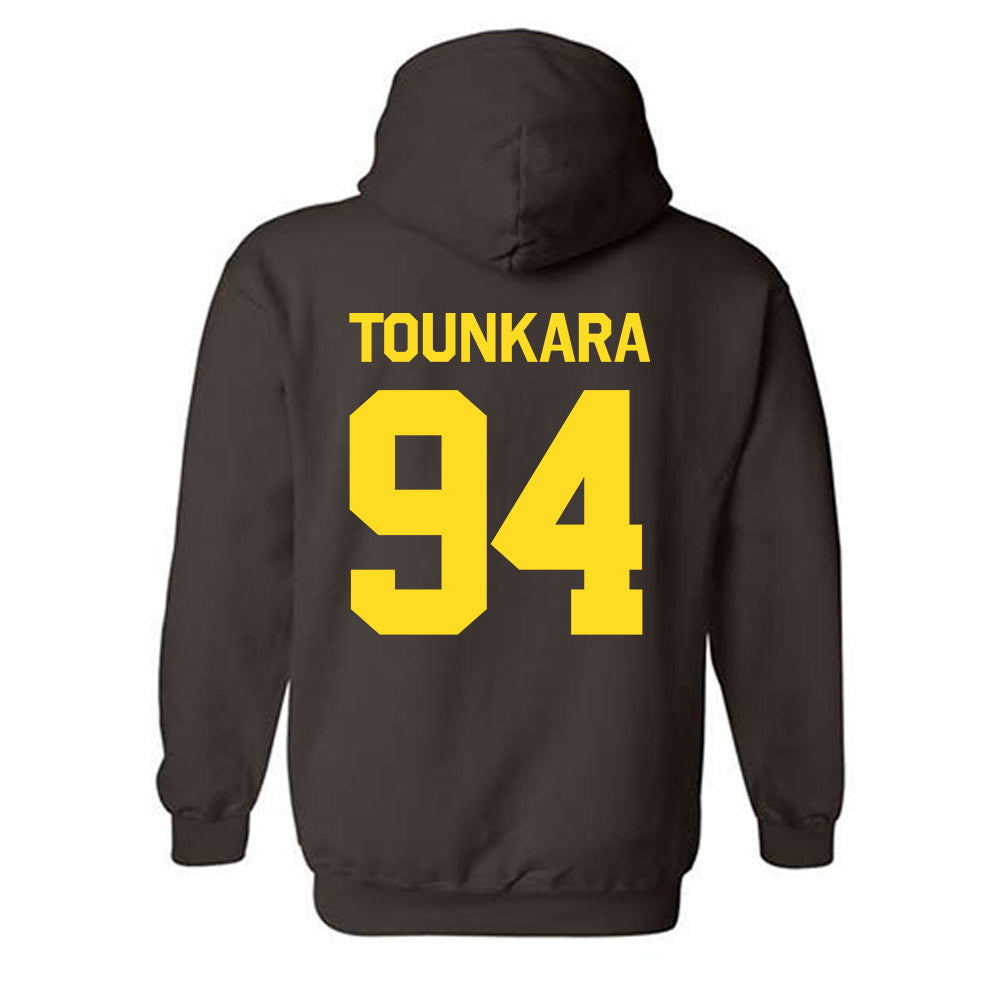 Western Michigan - NCAA Football : Ahmed Tounkara - Classic Shersey Hooded Sweatshirt-1