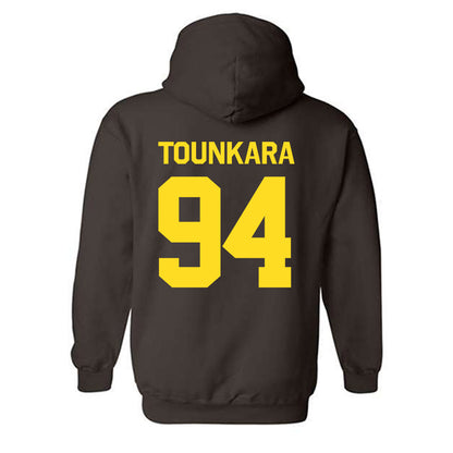 Western Michigan - NCAA Football : Ahmed Tounkara - Classic Shersey Hooded Sweatshirt-1