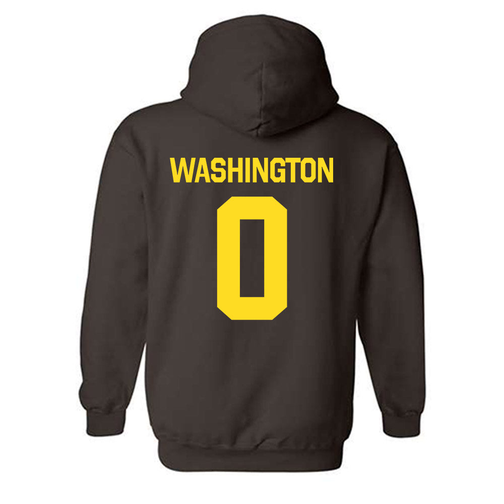 Western Michigan - NCAA Men's Basketball : Jaylen Washington - Classic Shersey Hooded Sweatshirt-1
