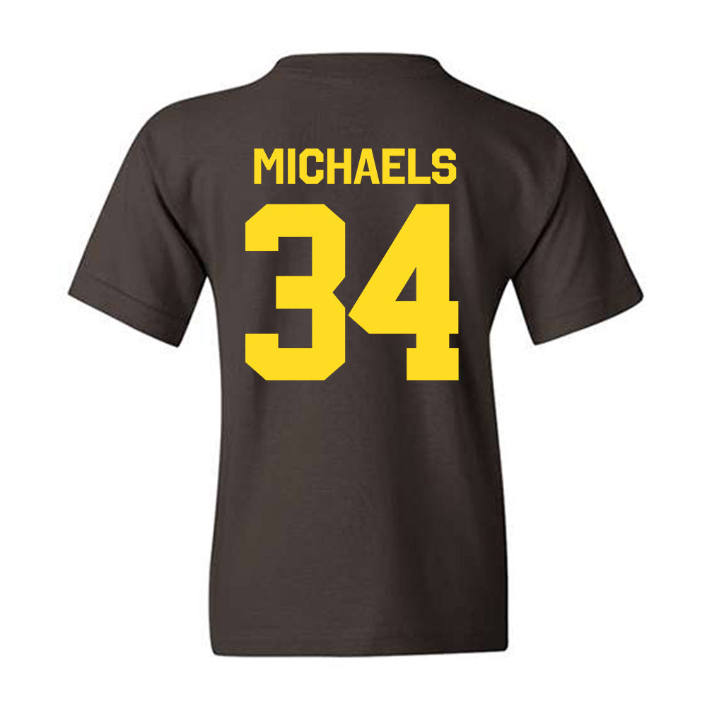 Western Michigan - NCAA Men's Ice Hockey : Owen Michaels - Classic Shersey Youth T-Shirt-1