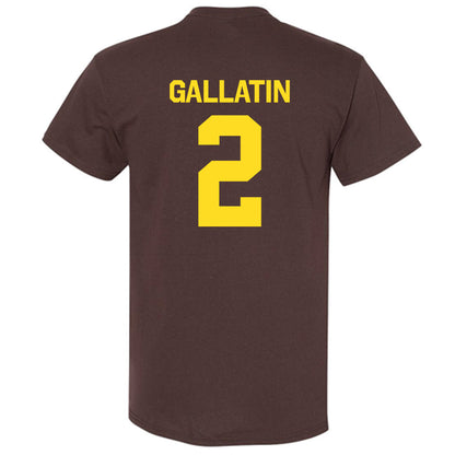 Western Michigan - NCAA Men's Ice Hockey : Grady Gallatin - Classic Shersey T-Shirt-1