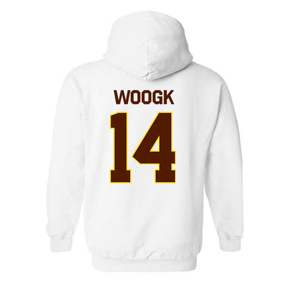 Western Michigan - NCAA Men's Ice Hockey : Colby Woogk - Classic Shersey Hooded Sweatshirt-1