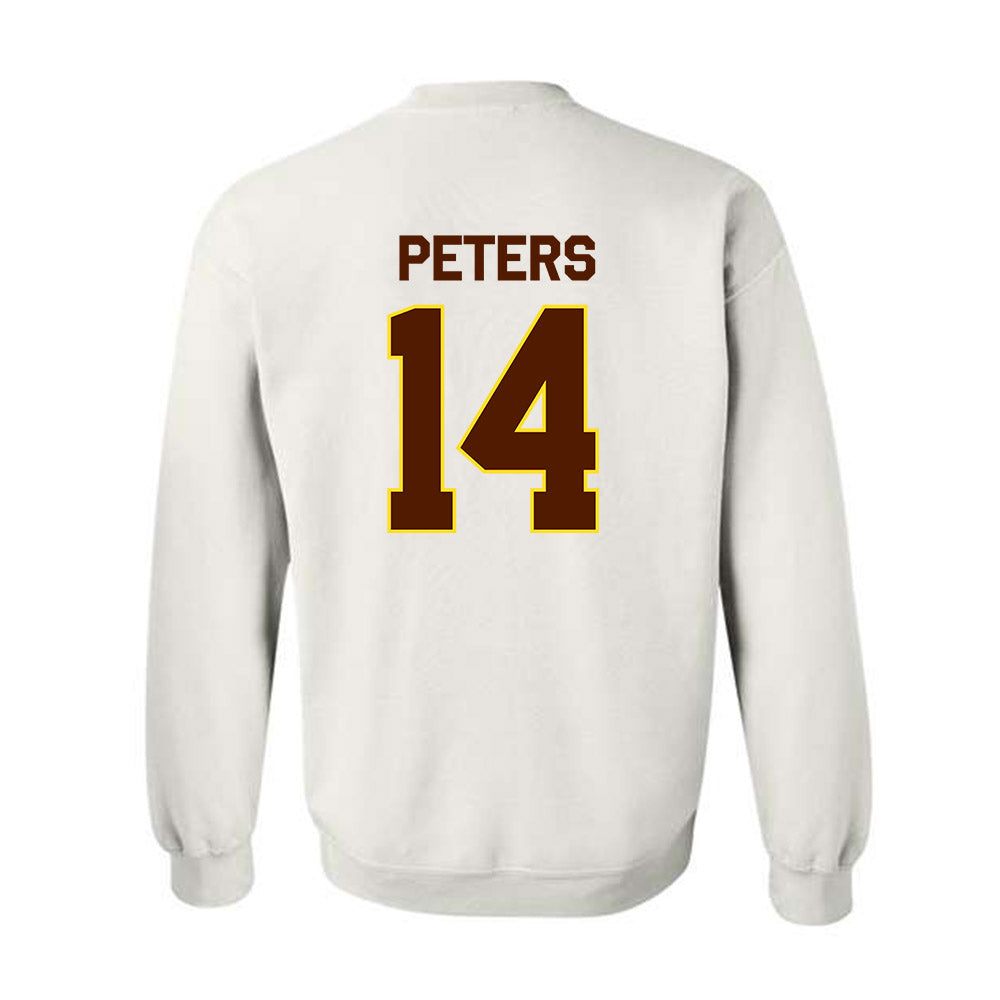 Western Michigan - NCAA Football : John Peters - Classic Shersey Crewneck Sweatshirt-1