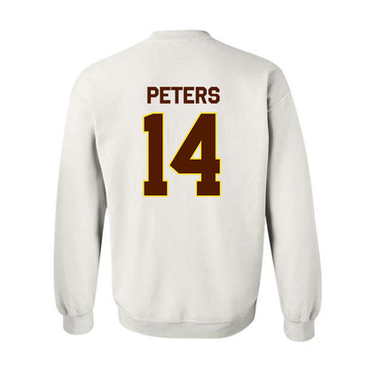 Western Michigan - NCAA Football : John Peters - Classic Shersey Crewneck Sweatshirt-1
