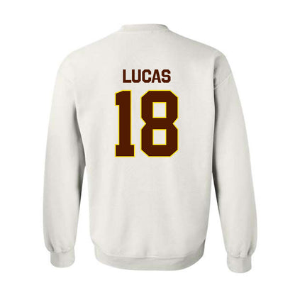 Western Michigan - NCAA Football : Elijah Lucas - Classic Shersey Crewneck Sweatshirt-1