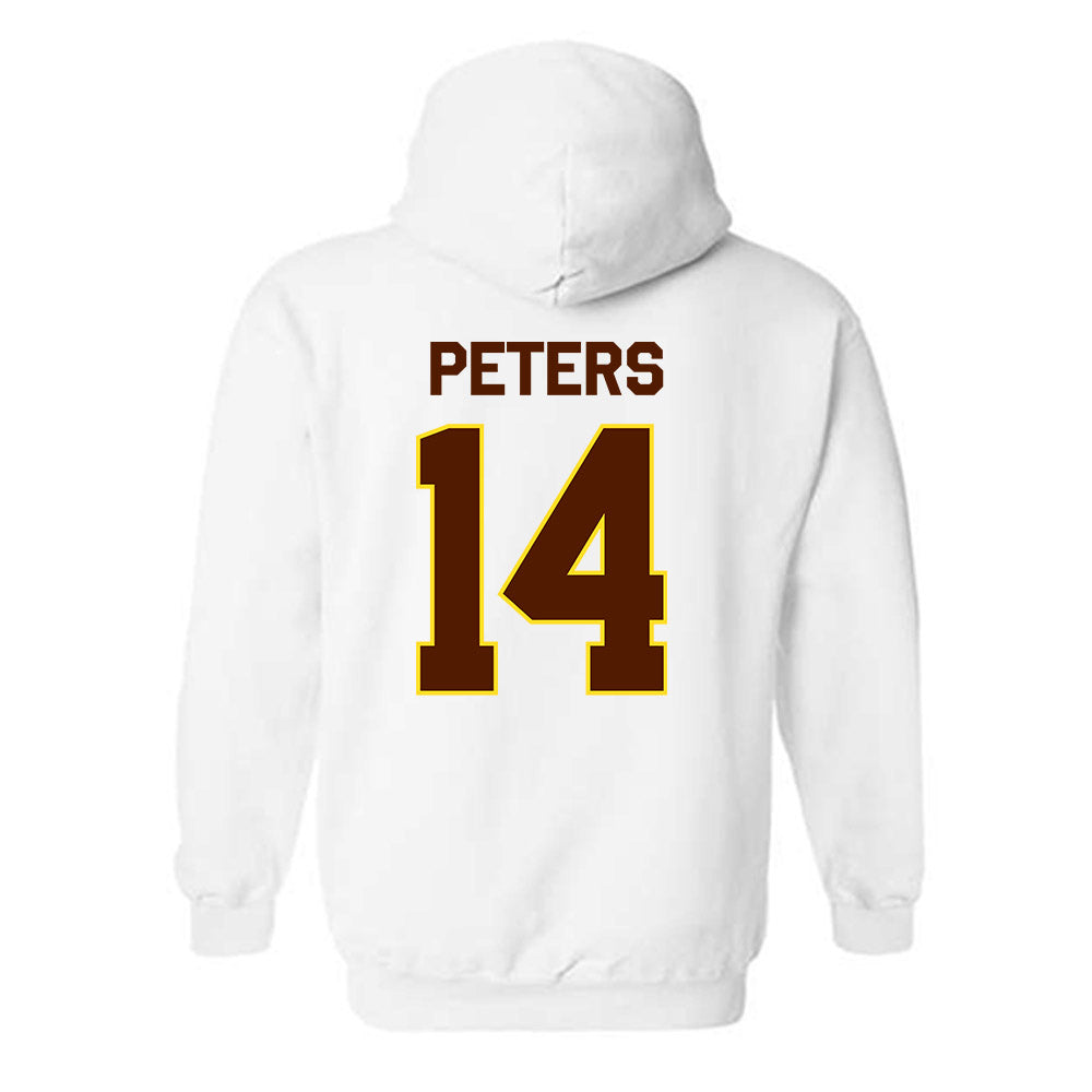 Western Michigan - NCAA Football : John Peters - Classic Shersey Hooded Sweatshirt-1