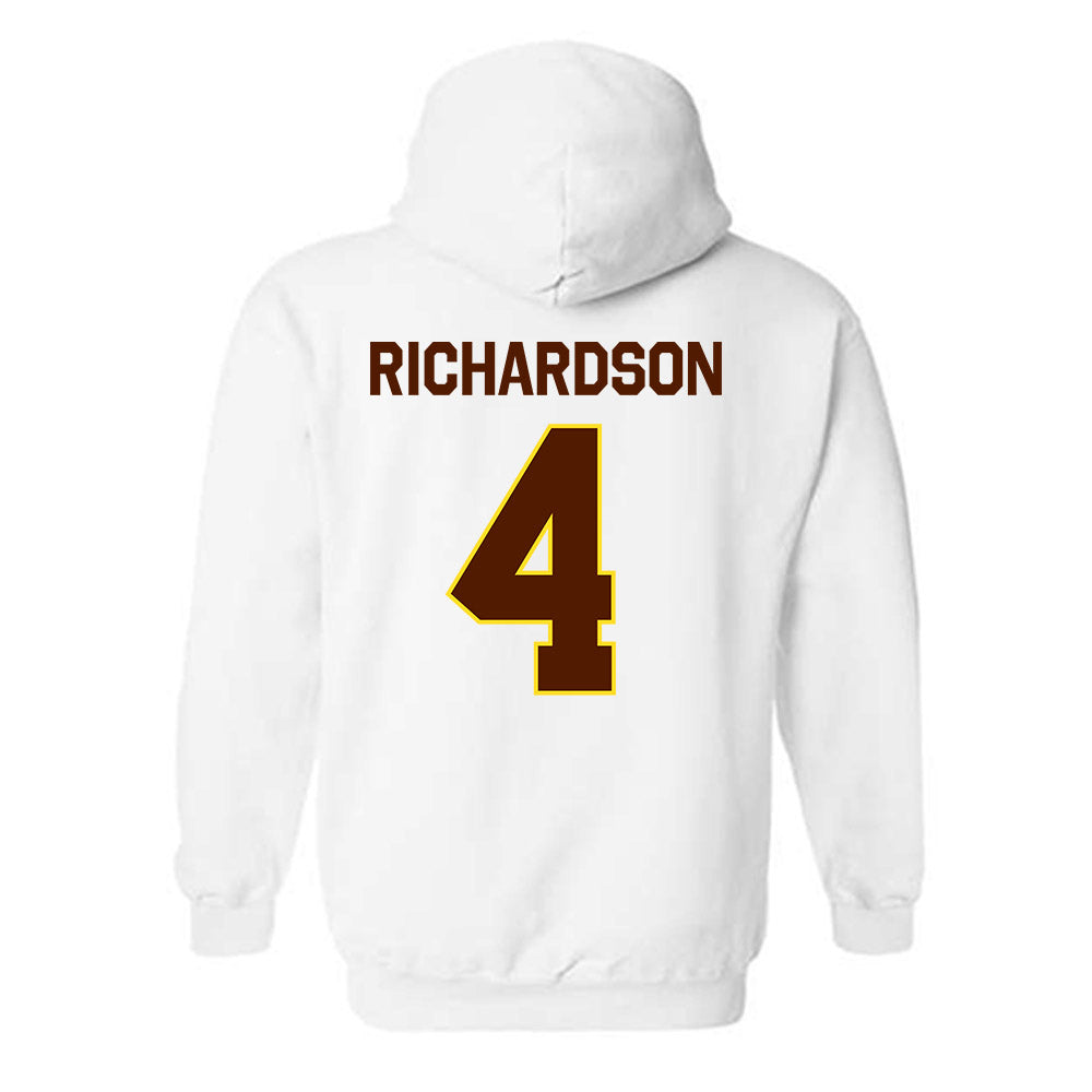 Western Michigan - NCAA Women's Basketball : DeAhna Richardson - Classic Shersey Hooded Sweatshirt-1