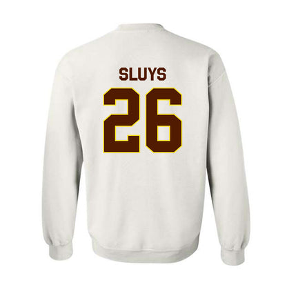 Western Michigan - NCAA Men's Ice Hockey : Jamison Sluys - Classic Shersey Crewneck Sweatshirt-1