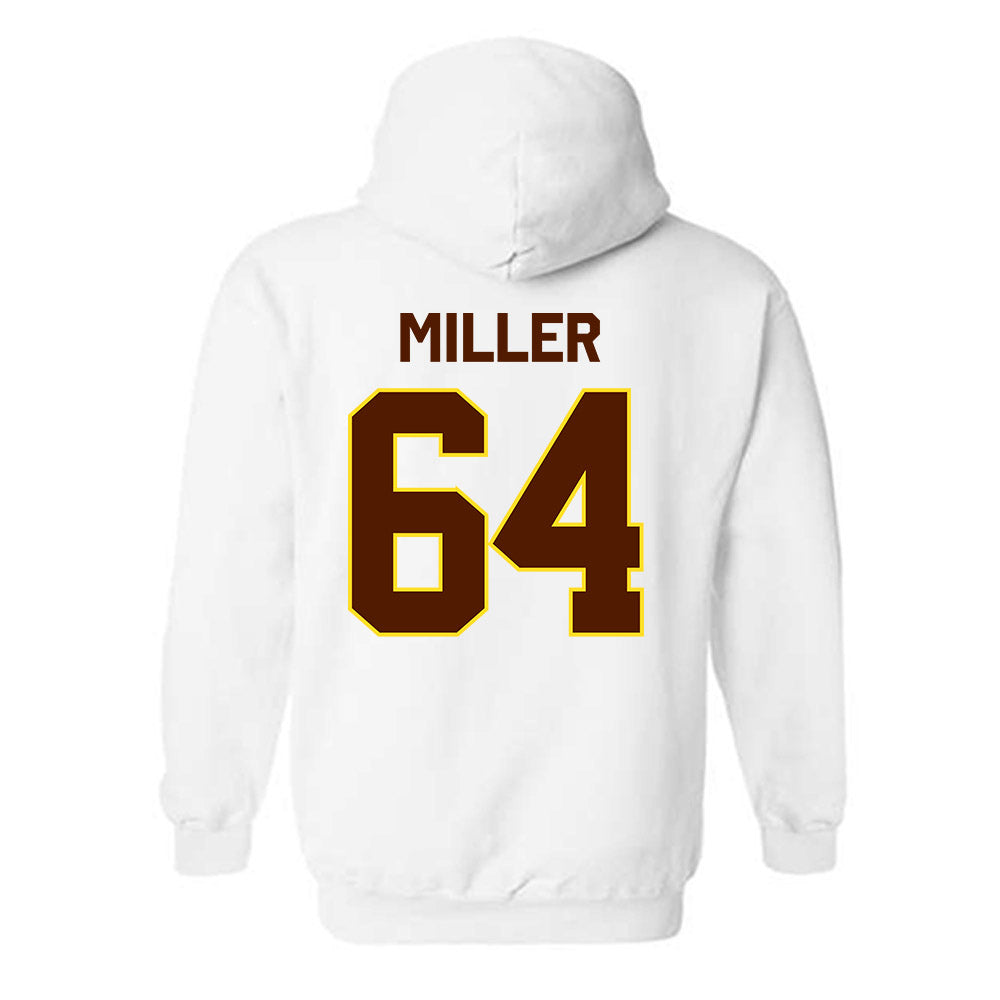 Western Michigan - NCAA Football : Nolan Miller - Classic Shersey Hooded Sweatshirt-1