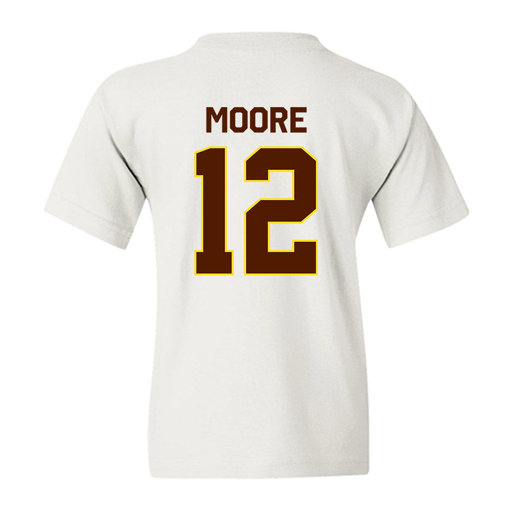 Western Michigan - NCAA Football : Dillon Moore - Classic Shersey Youth T-Shirt-1
