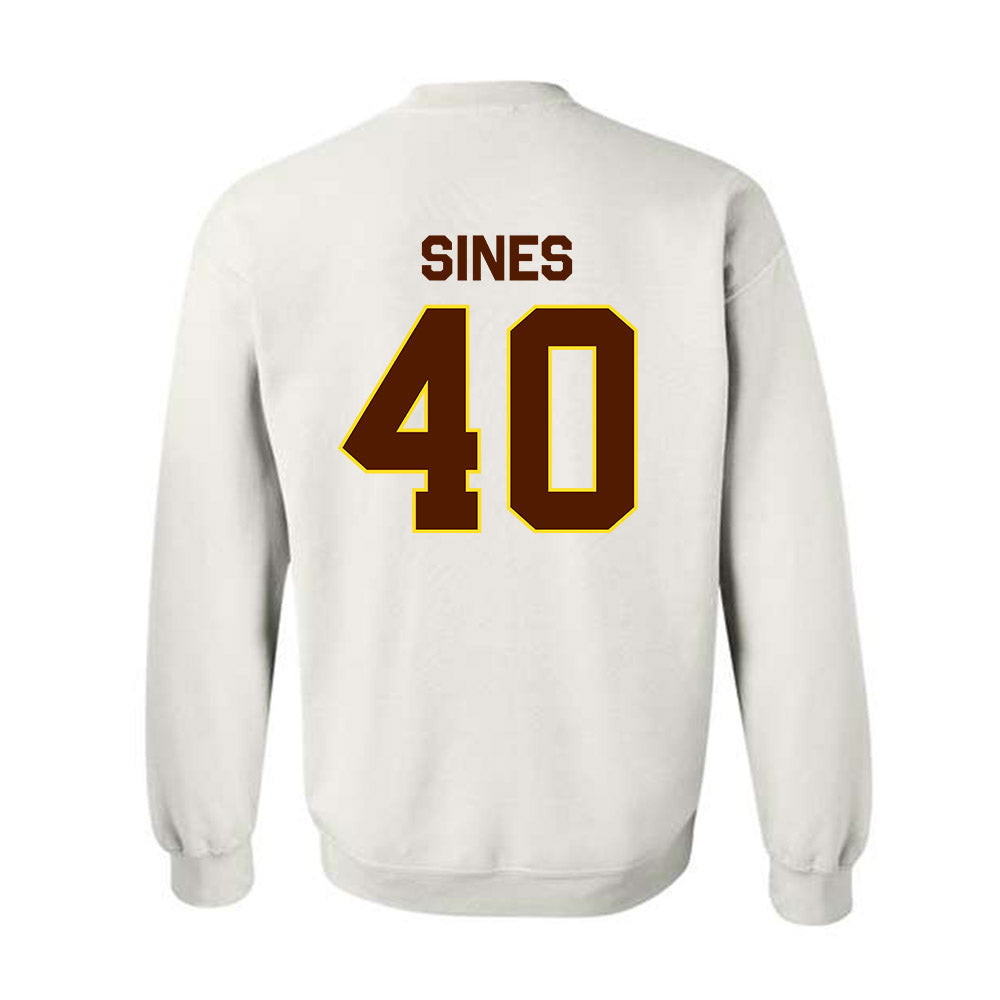 Western Michigan - NCAA Football : Nathan Sines - Classic Shersey Crewneck Sweatshirt-1