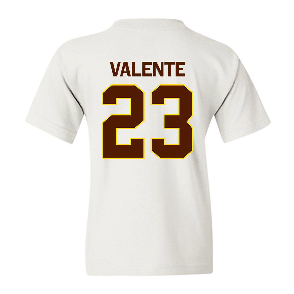 Western Michigan - NCAA Men's Ice Hockey : Liam Valente - Classic Shersey Youth T-Shirt-1