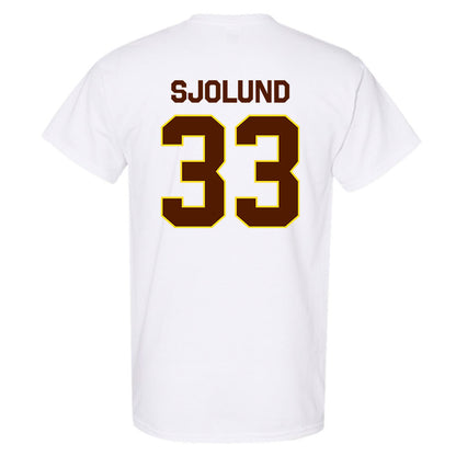 Western Michigan - NCAA Men's Ice Hockey : Samuel Sjolund - Classic Shersey T-Shirt-1