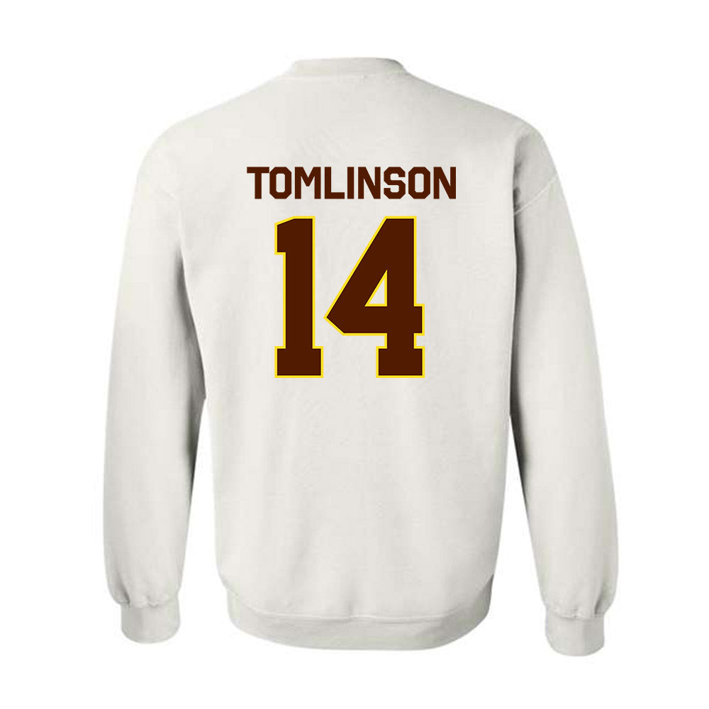 Western Michigan - NCAA Baseball : Ty Tomlinson - Classic Shersey Crewneck Sweatshirt-1