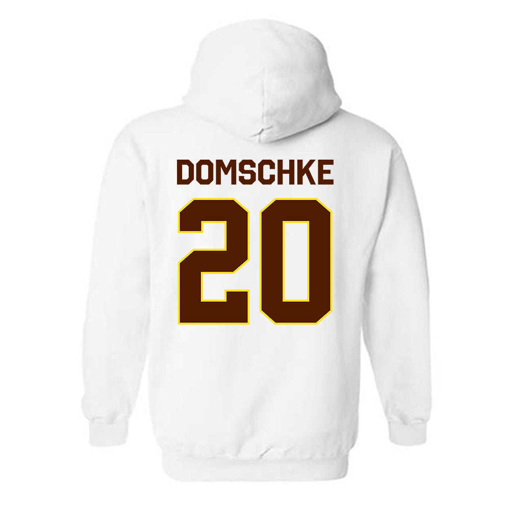 Western Michigan - NCAA Football : Palmer Domschke - Classic Shersey Hooded Sweatshirt-1