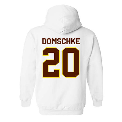 Western Michigan - NCAA Football : Palmer Domschke - Classic Shersey Hooded Sweatshirt-1
