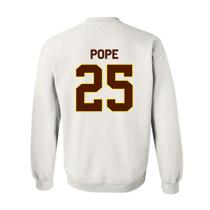 Western Michigan - NCAA Football : Joey Pope - Classic Shersey Crewneck Sweatshirt-1
