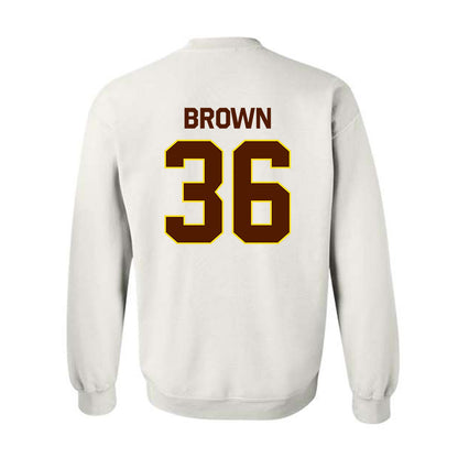 Western Michigan - NCAA Football : Freddy Brown - Classic Shersey Crewneck Sweatshirt-1
